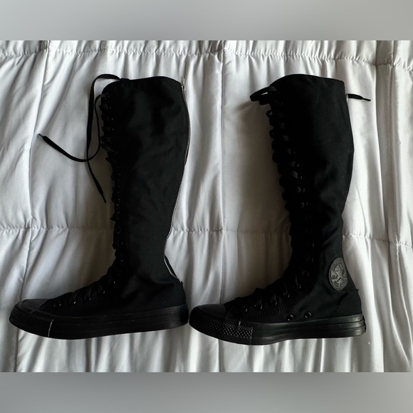 Converse Chuck Taylor All Star XXHi 7.5
Women/5.5 Men Black Knee Hi Punk Grunge - Picture 6 of 13